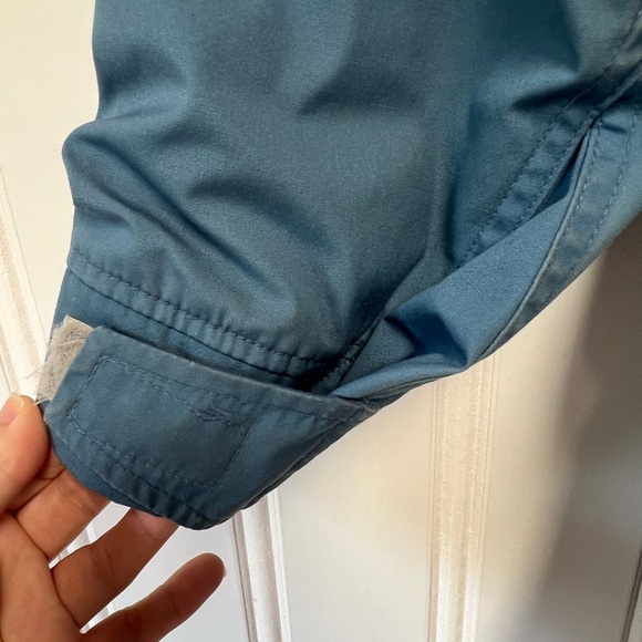 Woolrich Gray and Blue Women's Jacket Vintage Size Medium Y2K - Picture 4 of 6